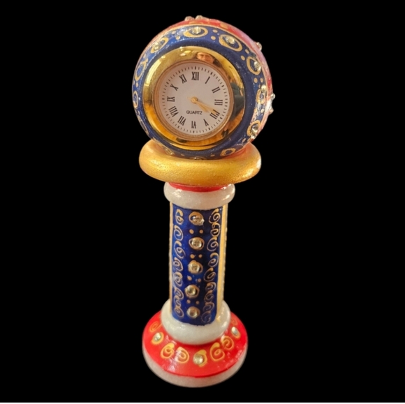 Marble Tabletop Clock - Picture 2 of 7